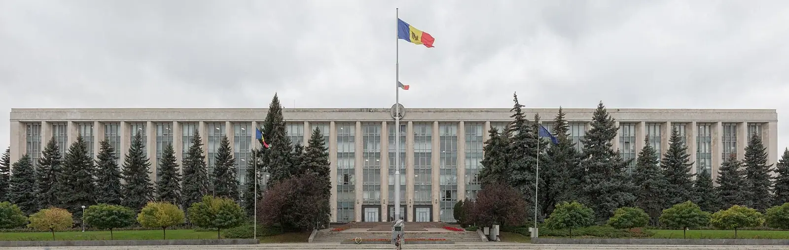 Archive: Government Building, Chișinău, 3 November 2023. Not the October 2026 accession conference.