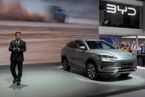 BYD Seal U DM-i presentation at Geneva International Motor Show 2024; archive, not Asia Motor Show Sofia.