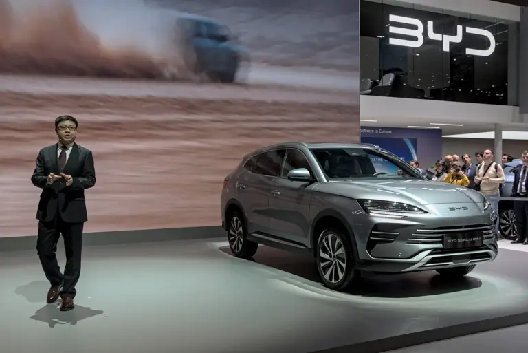 BYD Seal U DM-i presentation at Geneva International Motor Show 2024; archive, not Asia Motor Show Sofia.