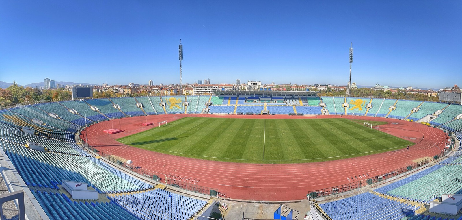 Vasil Levski National Stadium in Sofia, 19 October 2022. Archive venue; not the CSKA–Ludogorets match on 26 October 2026.
