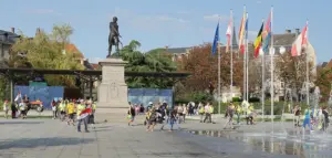 Архивна снимка: протестиращи жълти жилетки в Колмар; архив, не е протестът на 24 октомври 2026 г.