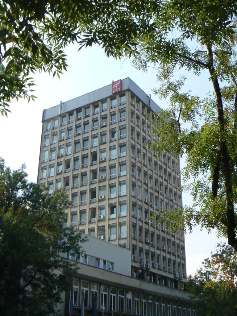The Bulgarian National Television building in Sofia, 16 September 2009. Archive exterior, not the 2026 debate studio.