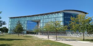 Airbus headquarters in Toulouse-Blagnac, 25 August 2024. Illustrative archive; not the reported BAE talks.