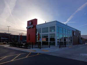 A Wendy’s restaurant in Groveton, Fairfax County, Virginia, 12 December 2024. Archive corporate illustration; not a takeover announcement or a claim that this restaurant is closing.