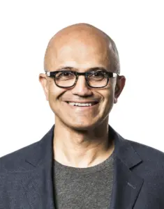 Archive photo: Microsoft CEO Satya Nadella; archive portrait, not the London event