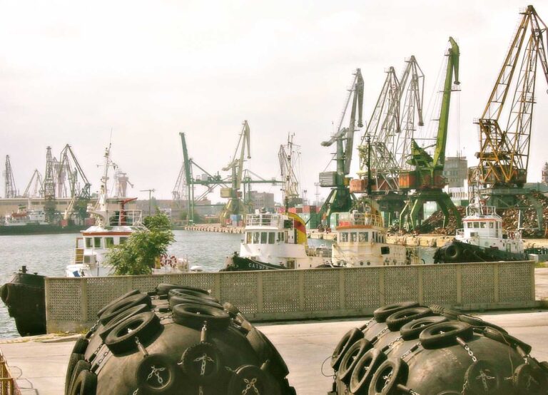 Port of Varna East, archive view; not the diplomatic visit