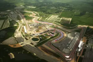 Circuit of the Americas from the air, July 2015; archive photograph.