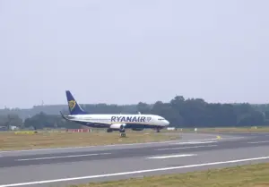 Boeing 737 на Ryanair на летището в Брюксел, юли 2018 г.; архивна снимка.