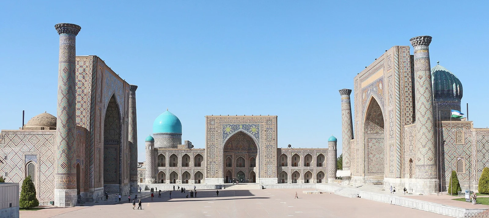 Registan in Samarkand, September 2023; archive city photograph.