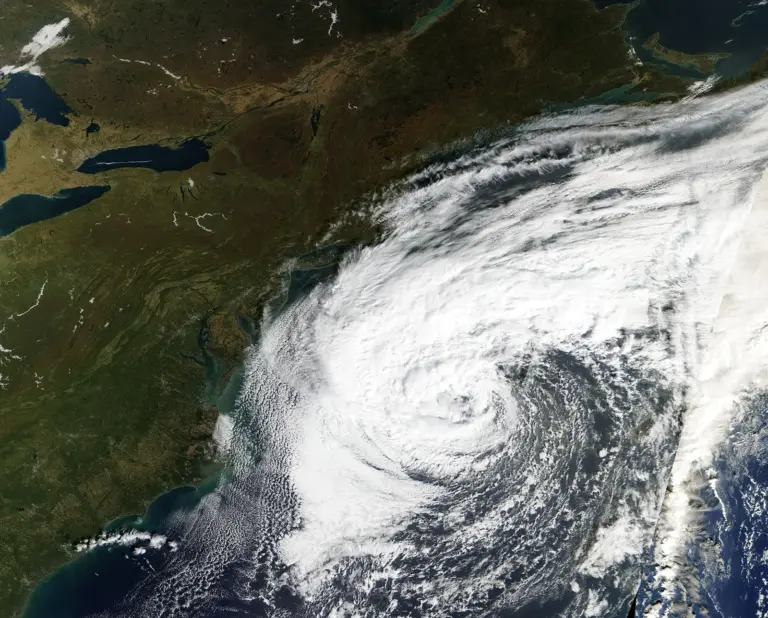 Subtropical Storm Josephine over the Atlantic, Terra/MODIS true-colour satellite image, 21 October 2026.