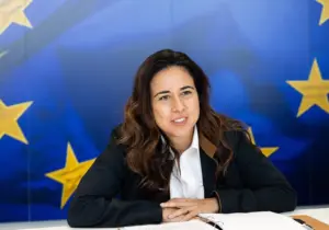 Lana Nusseibeh at the European Commission, July 2024; archive portrait.
